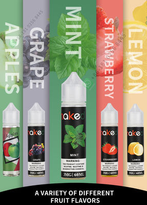 Pureza de Vaping Juice Liquid 99,9% do sabor da hortelã para o cigarro de E