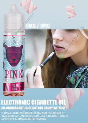 Sabor 12mg Nic Salt Vape Juice do cigarro com vários ingredientes