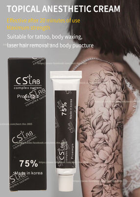 Creme anestésico para tatuagem de microneedling
