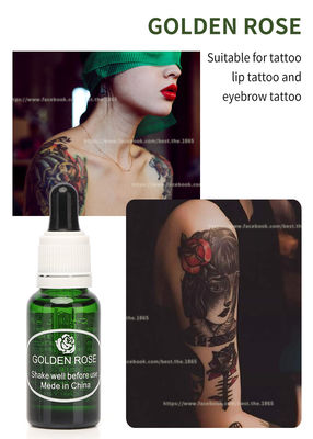 Creme Numbing da tatuagem dourada da sobrancelha de Rose Tattoo Anesthetic Numbing Liquid