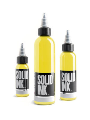 Pigmento orgânico não tóxico amarelo brilhante da tatuagem da tinta da tatuagem de 120ML 260ML