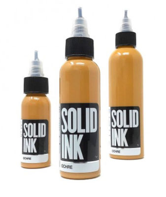 Pigmento 30ML 60ML 120ML 260ML da tinta da tatuagem da tinta contínua do ocre micro