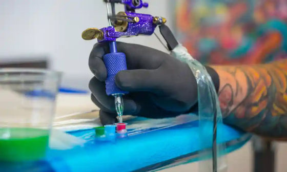 Escuro - pigmento orgânico contínuo azul da tinta 30ML 60ML 120ML da tatuagem da tinta
