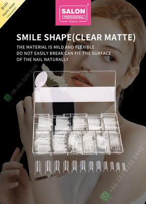 Ponta do tratamento de mãos de Matte False Nail Tips Salon do sorriso meia
