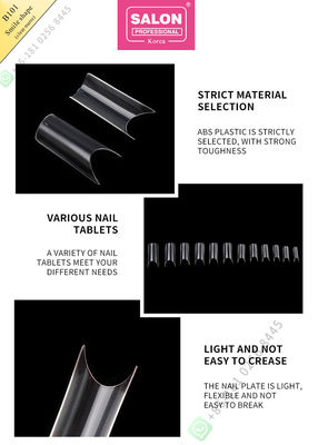 Ponta do tratamento de mãos de Matte False Nail Tips Salon do sorriso meia