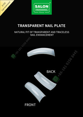 Pontas longas extra acrílicas falsas da tampa de Eagle Month Nail Tips French da beleza do salão de beleza meias