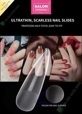 pontas de 500pcs Matte Lady Artificial Half Nail e prego falso da tampa completa