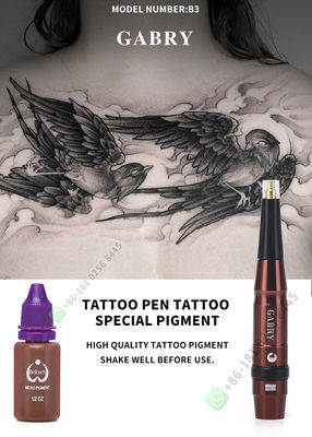 Máquina giratória sem fio de baixo nível de ruído de Pen For Lips Rechargeable Tattoo da tatuagem