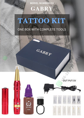 Máquina Kit For Body Permanent Makeup da tatuagem da bateria recarregável