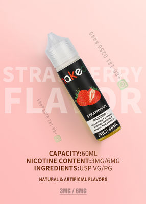 Líquido de alta qualidade 60ml de Vaping do E-cigarro do sabor da morango do E-suco do E-líquido puro e seguro