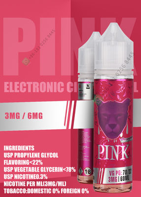 30ml 60ml Vape Juice Nic Salt Nicotina Strength 3mg 6mg