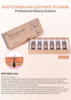 Sero Anti-Perda de Cabelo Sem Agulhas Fórmula de Mesoterapia para o Recrescimento do Cabelo 10ml/Fotagem