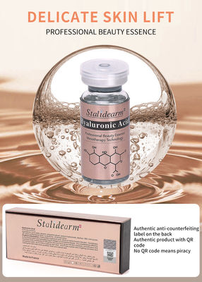 Produto de venda a retalho de cuidados personalizados da pele Ácido hialurónico Esença hidratante Reparação Firming Branqueamento da pele soro OEM/ODM