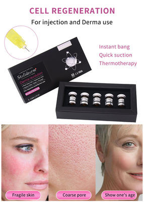 Personalização OEM Stalidearm Rejuvenescimento de Células Faciais Mesoterapia Injeção Reparação Iluminação Serum hidratante