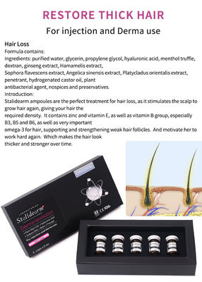 OEM Stalidearm Reparação de cabelo soro Crescimento do cabelo anti perda de cabelo mesoterapia soro injeção 5ml