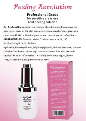 30 ml de soro para peeling da pele / conjunto de líquido profissional para solução de esfoliação da pele do rosto