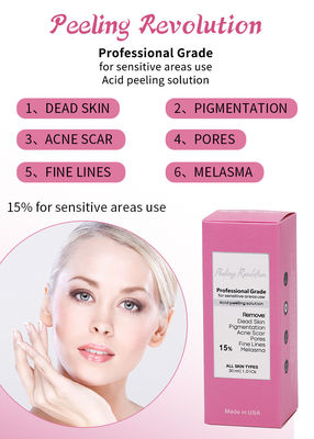 30 ml de soro para peeling da pele / conjunto de líquido profissional para solução de esfoliação da pele do rosto