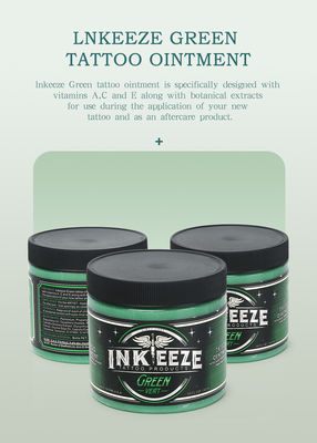 Fábrica Produto de tatuagem Tinta de tatuagem verde Pomada de cura de creme Vitaminas A e C