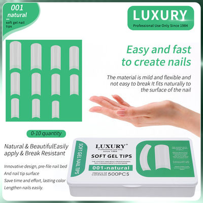 Dicas de unhas de gel macio e duradouro para extensão de unhas no salão de arte