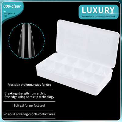 500pcs Medium Stiletto Nail Tips Half Cover Falsa Nail Sharp Shape Acrylic Artificial Falsa Nails 11Tamanhos
