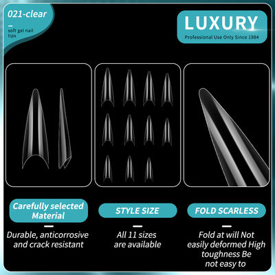 Novos estilos Stiletto Meia tampa unhas falsas dicas de unhas artificiais para design de arte nas unhas