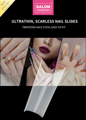 ABS profissional Full Cover Gel de unhas artificiais Prensa quadrada longa em unhas para extensões de unhas perfeitas