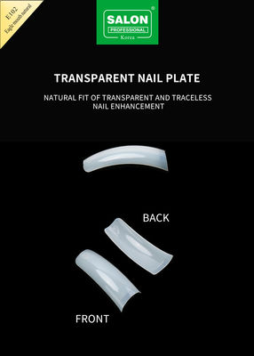 Boca de Águia de Cobertura Completa Gel Natural Suave Falso Desenhos de unhas Artificiais