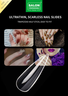 Long Soft Gel Amêndoa em unhas 12 tamanhos forma afiada acrílica pontas de unhas para extensões de unhas