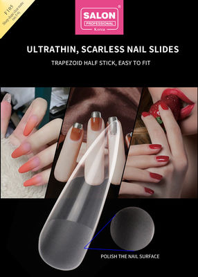 Clare Matte Color Acrílico Falso Ponto de Neve Conjunto Ultra-finos Formado Aguçado Prolongamentos de Arte de unhas