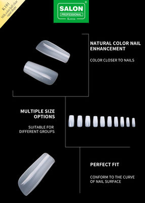 Desenho de luxo personalizado de capa completa de unhas artificiais dicas de pressão nas unhas cor de leite quadrado unhas falsas