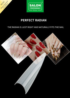 Dicas de unhas de forma afiada 500 PCS Kit de unhas de acrílico natural falso para extensões de unhas