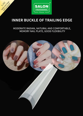 Dica de meia capa Kit de acessórios de manicure sem costura Extensões de unhas ultra-finas Arte de unhas DIY