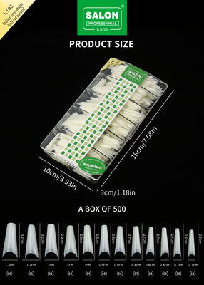Dica de meia capa Kit de acessórios de manicure sem costura Extensões de unhas ultra-finas Arte de unhas DIY
