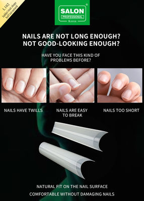 Dica de meia capa Kit de acessórios de manicure sem costura Extensões de unhas ultra-finas Arte de unhas DIY