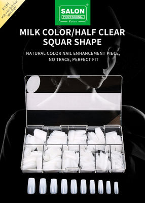500pcs/Box ABS Salão Profissional Falsa unhas para DIY nail art