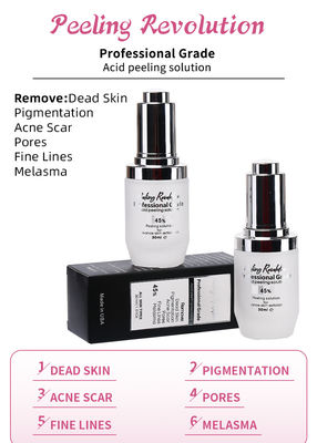 Sérum de peeling de alta qualidade promove a regeneração do colágeno e eleva a pele