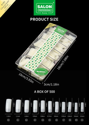 DIY Arte Cor Natural Full Cover Falsa unhas para extensão de unhas 500pcs/caixa