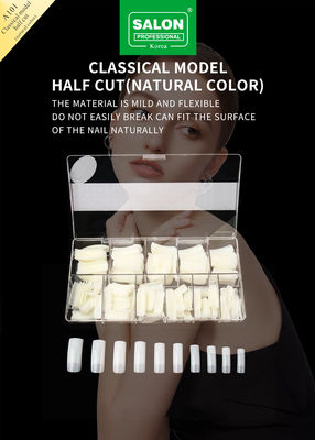 DIY Arte Cor Natural Full Cover Falsa unhas para extensão de unhas 500pcs/caixa