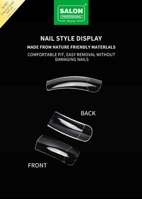 Salão Profissional unhas de cor clara Full Cover Falsa unhas para extensão de unhas 500pcs/caixa