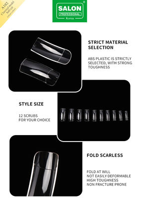 Salão Profissional unhas de cor clara Full Cover Falsa unhas para extensão de unhas 500pcs/caixa