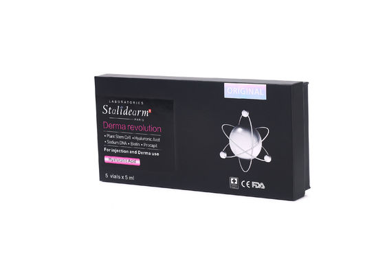 5 ml* 5 frascos para injecção de soro de ácido hialurónico para aclarar e hidratar a pele