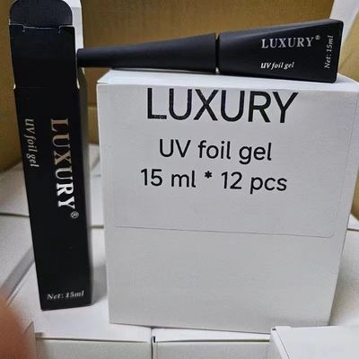 Fornecimento de fábrica Marca privada Camisa superior brilhante DIY UV Gel Polonês de unhas para salão de beleza de unhas
