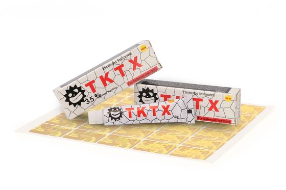 Creme Anestésico TKTX com Lido Caine para Alívio da Dor por 3-5 Horas e Maquiagem Semi-Permanente