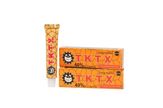 Creme Anestésico TKTX 75% Numb Base Aquosa Não Oleosa para Tatuagem e Maquiagem Semi-Permanente Indolor