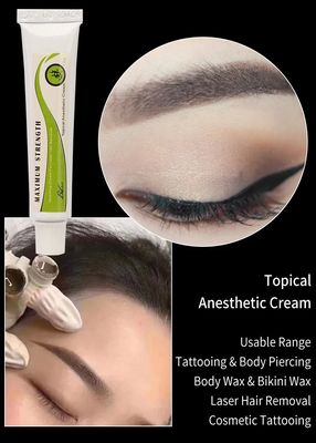 10g Creme de adormecimento de tatuagem por 3-4 horas Indolor com espessura de 2-3 mm e aplicação de 50-60 minutos