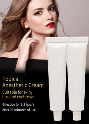Creme anestésico para tatuagens não descartável para alívio da dor em cosméticos e cuidados com a pele