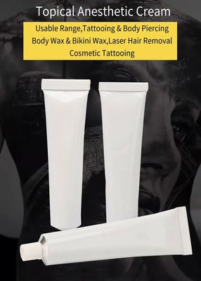 Creme anestésico para tatuagens não descartável para alívio da dor em cosméticos e cuidados com a pele