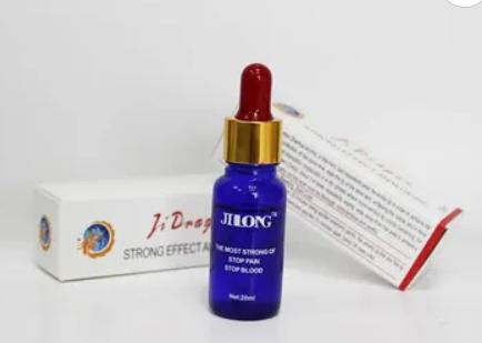 Solução de anestesia de tatuagem de ação rápida Jilong 20 ml/flasca para alívio da dor Pára o sangramento e previne alergias