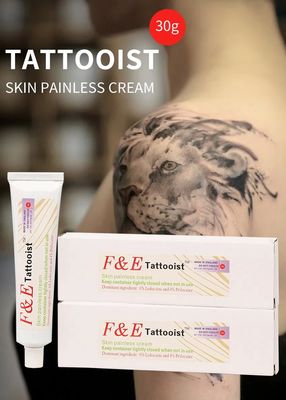 Tatuador F&E Creme de anestesia para tatuagem Microblading Body Tattoo Factory Price Lido-Caine Pomada para preenchimento Mico Blading