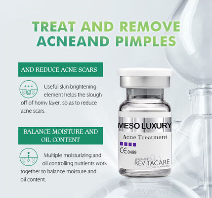 Soro claro da espinha pura da planta que clarea o tratamento Mesotherapy para cicatrizes da acne